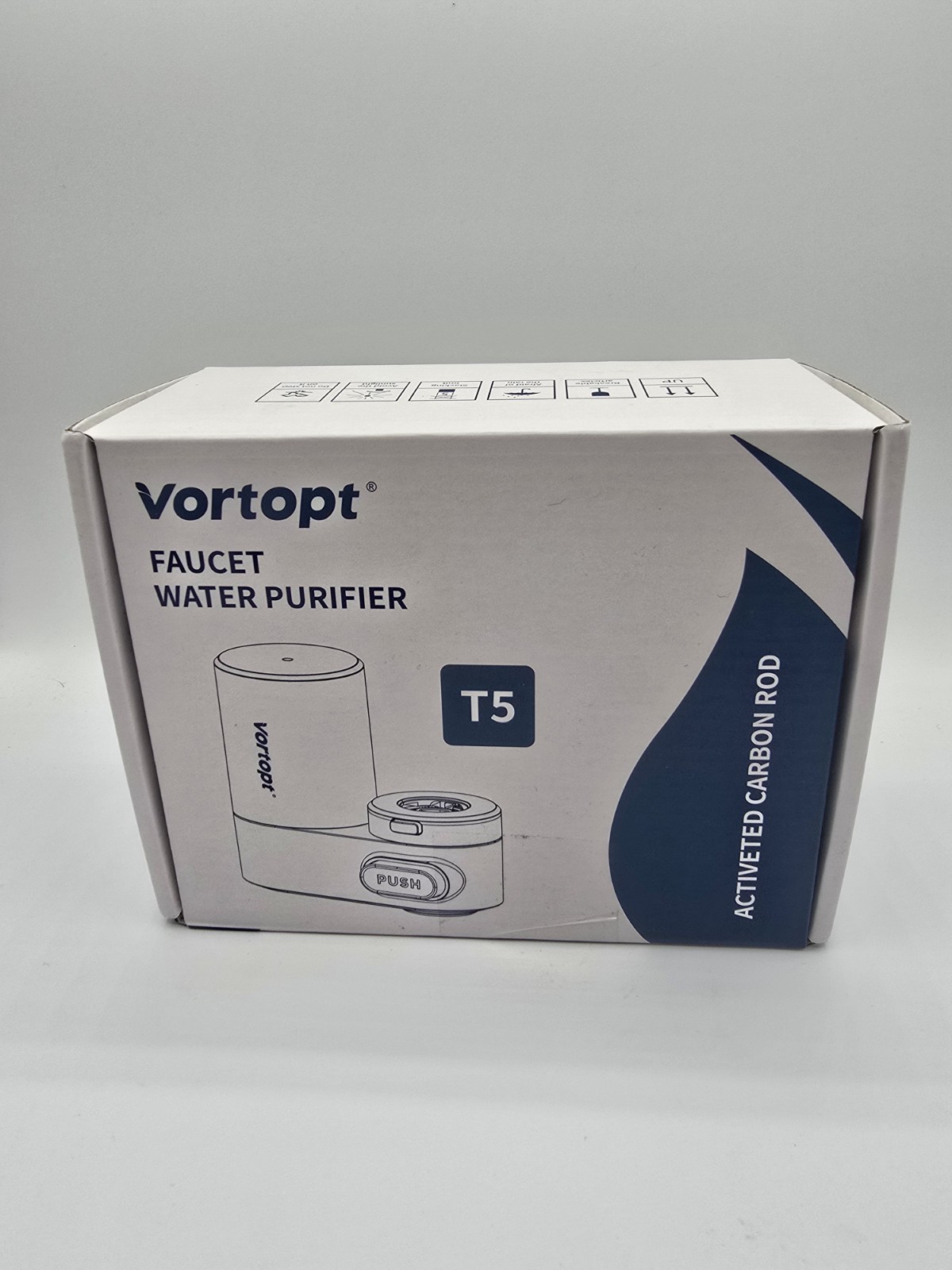Faucet Water Filter Purifier System New In Box Vortopt T5