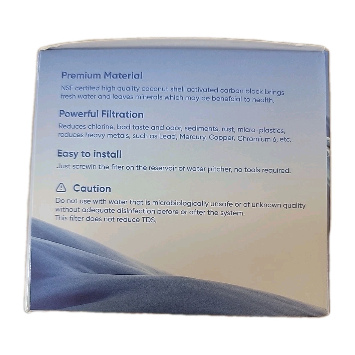 2 4packs 8 Total Water Pitcher Replacement Filters