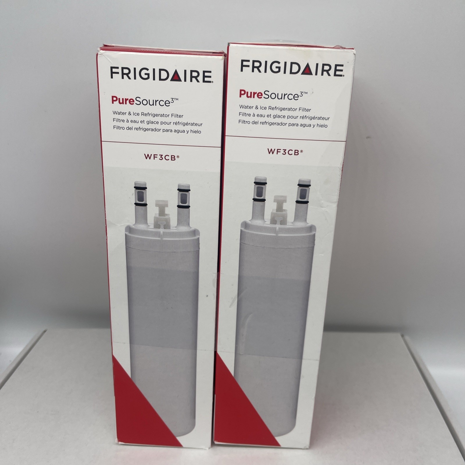 2 PACK Fit Frigidaire WF3CB Refrigerator PureSource 3 Water & Ice Filter NEW