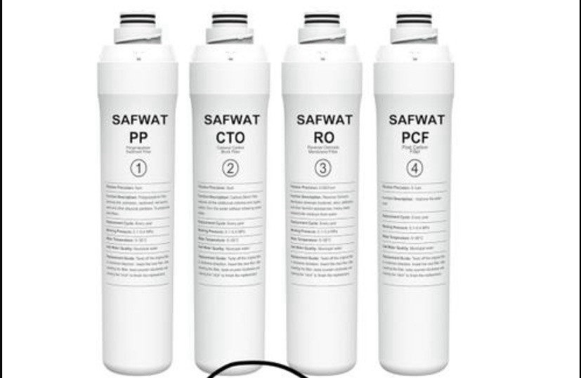 “4-Pack Replacement Filter Set Compatible with Bluevua RO100ROPOT