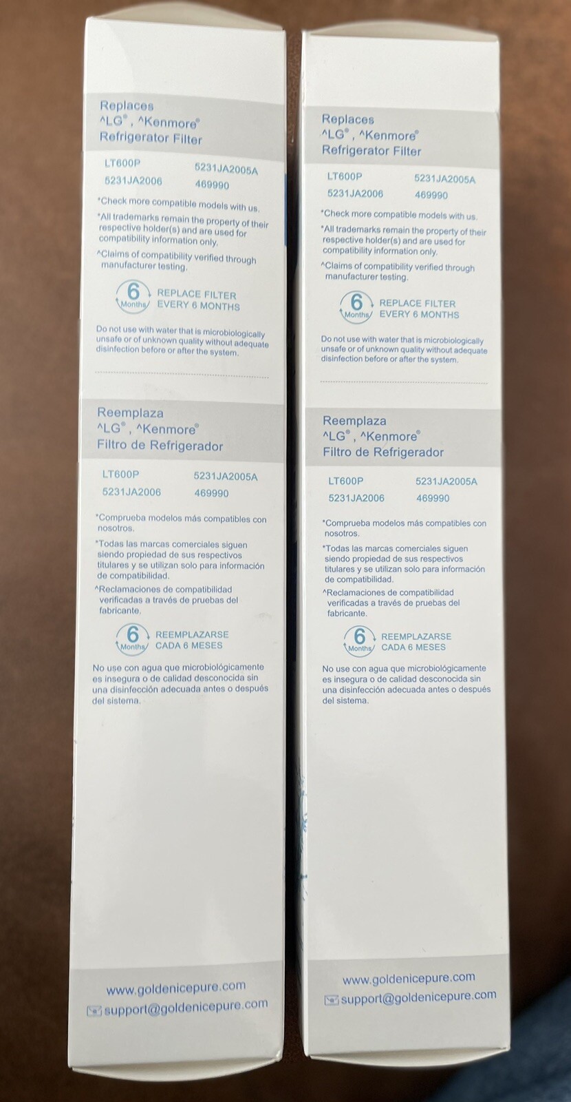 2 ICEPURE RWF1000A Water Filter LT600P 5231JA2005A 5231JA2006 469990 KenmoreLG