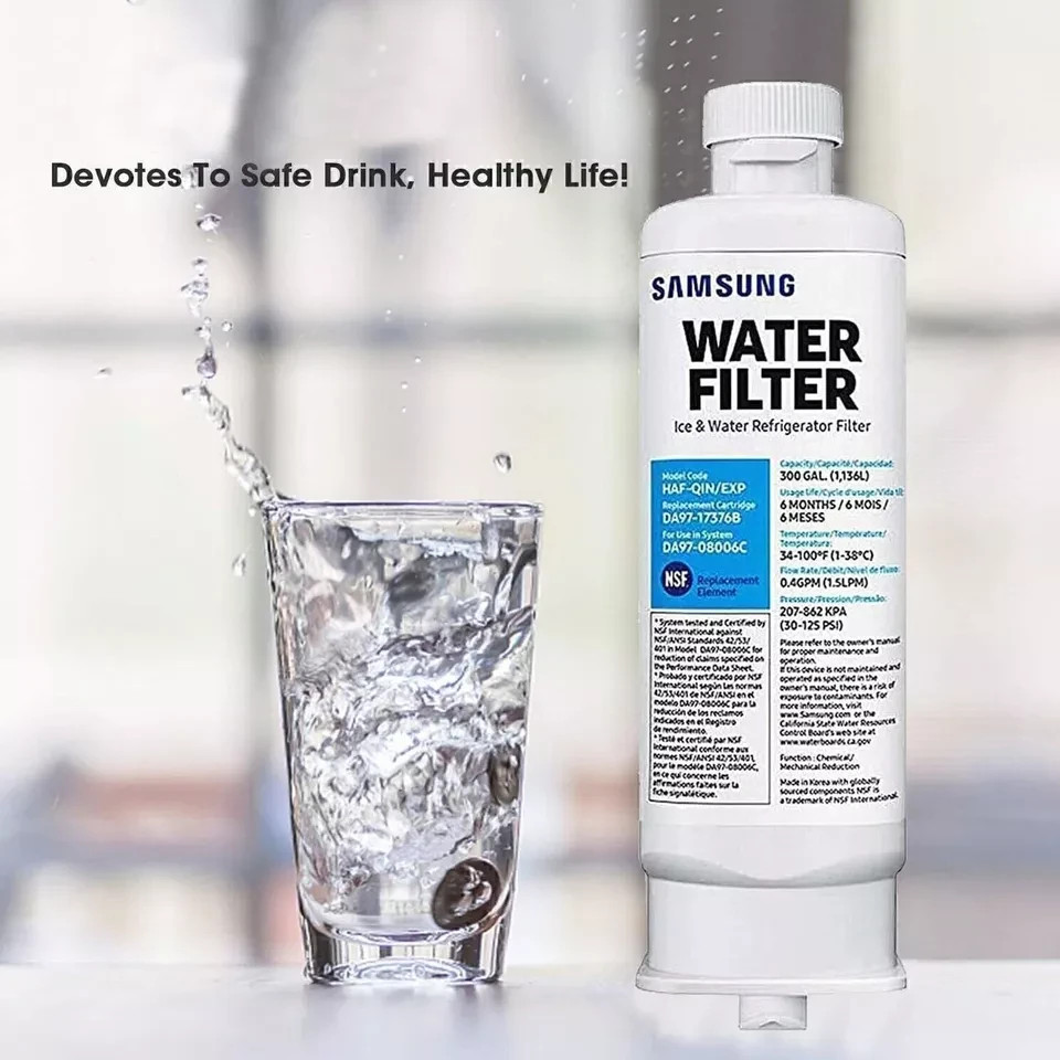 4 PACK Samsung DA97-17376B HAF-QIN/EXP REFRIGERATOR Water Filter US