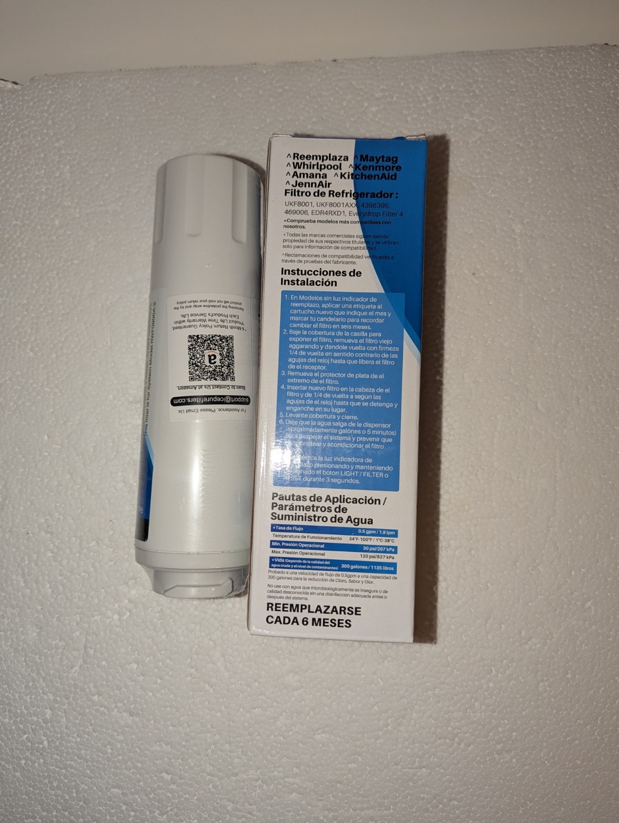 Ice Pure Refrigerator Water Filter Replacement RWF4700A Compatible RWF0900A-S