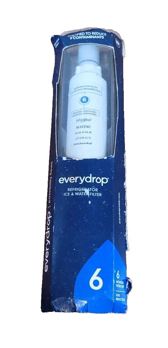 Whirlpool Everydrop Ice and Water Refrigerator Filter – White (EDR6D1)