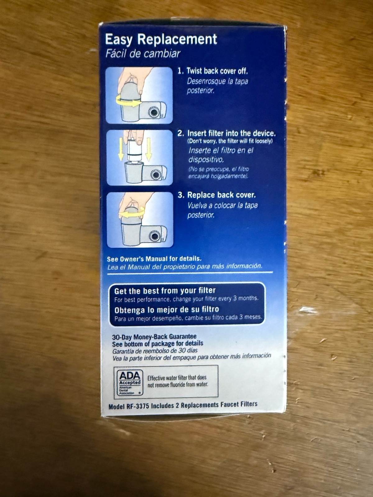 PUR Maxion Basic Replacement Faucet Water Filter RF3375 2 Pack New Sealed