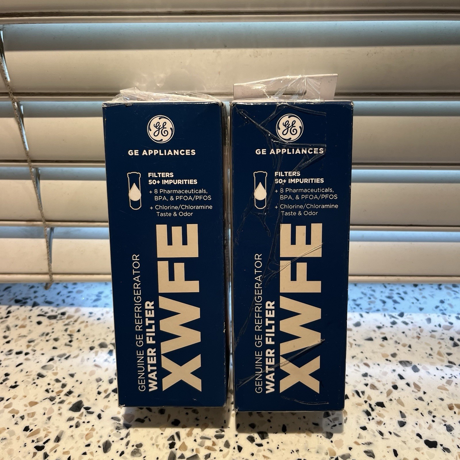 GE XWFE Genuine Refrigerator Water Filter LOT Of 2 Boxes NO Chip PLEASE READ