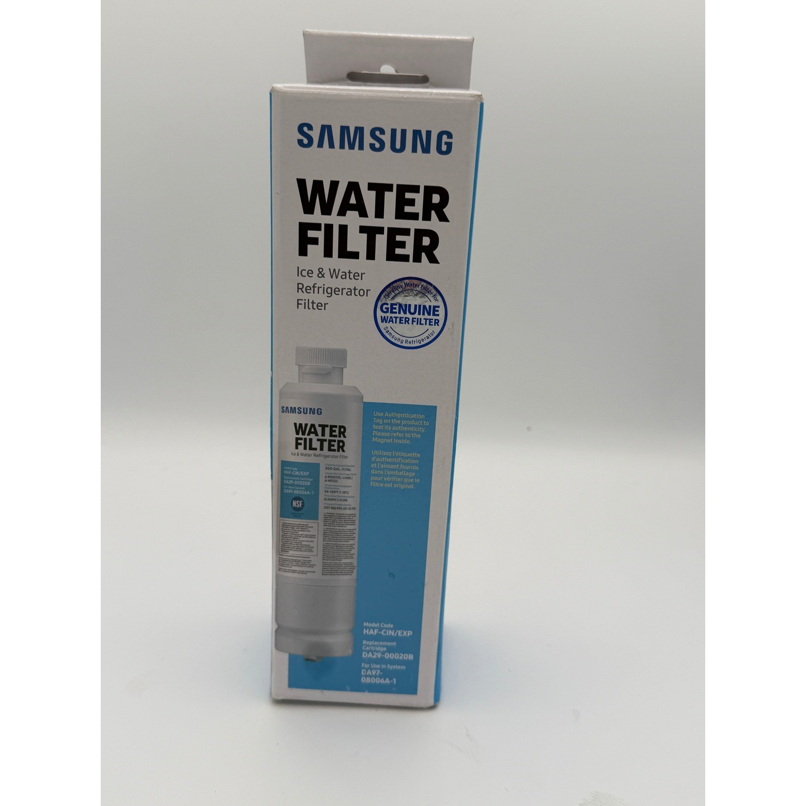 Samsung HAF-CIN/EXP Water Filter DA29-00020B Refrigerator Replacement Genuine