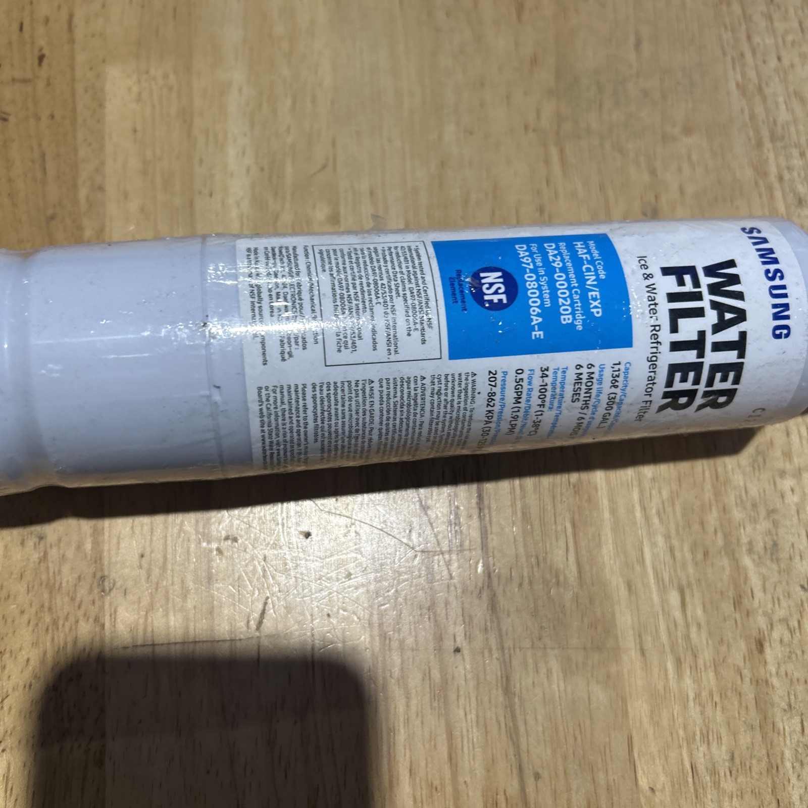 Samsung Refrigerator Water Filter