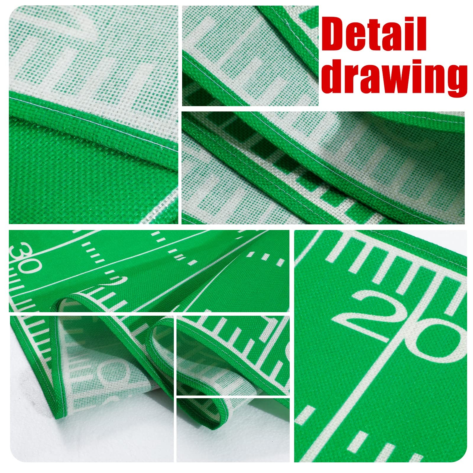 Tegeme 2 Pcs Football Table Runner Party 14 x 72 inch, Multi Color
