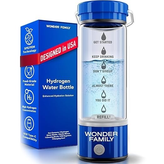 Hydrogen Water Bottle Generator 5 in 1 Large Set – Portable Water Hydrogenator