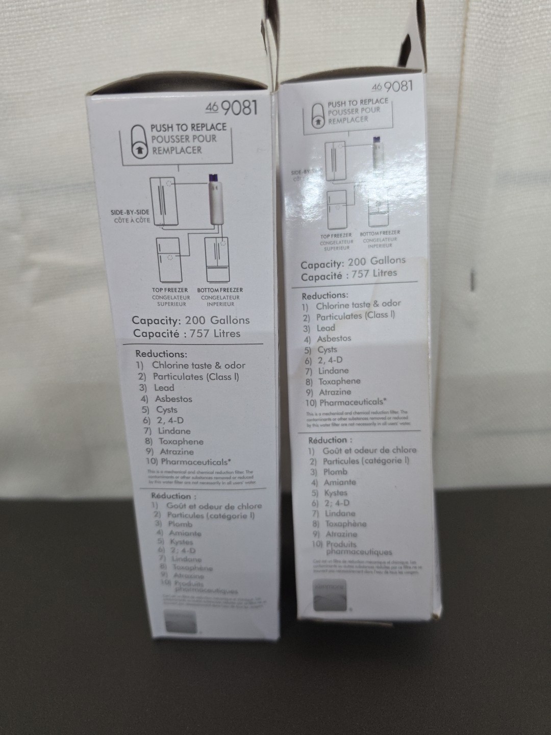 Kenmore 469081 Replacement Refrigerator Filters – Lot of 2 – New Sealed