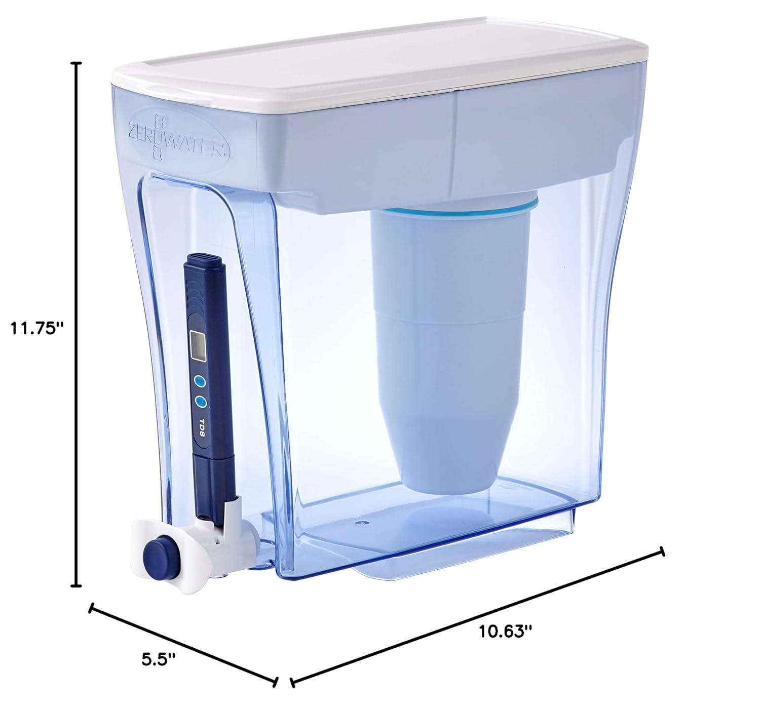 20 Cup Ready-Pour 5-Stage Water Filter Dispenser 0 TDS IAPMO