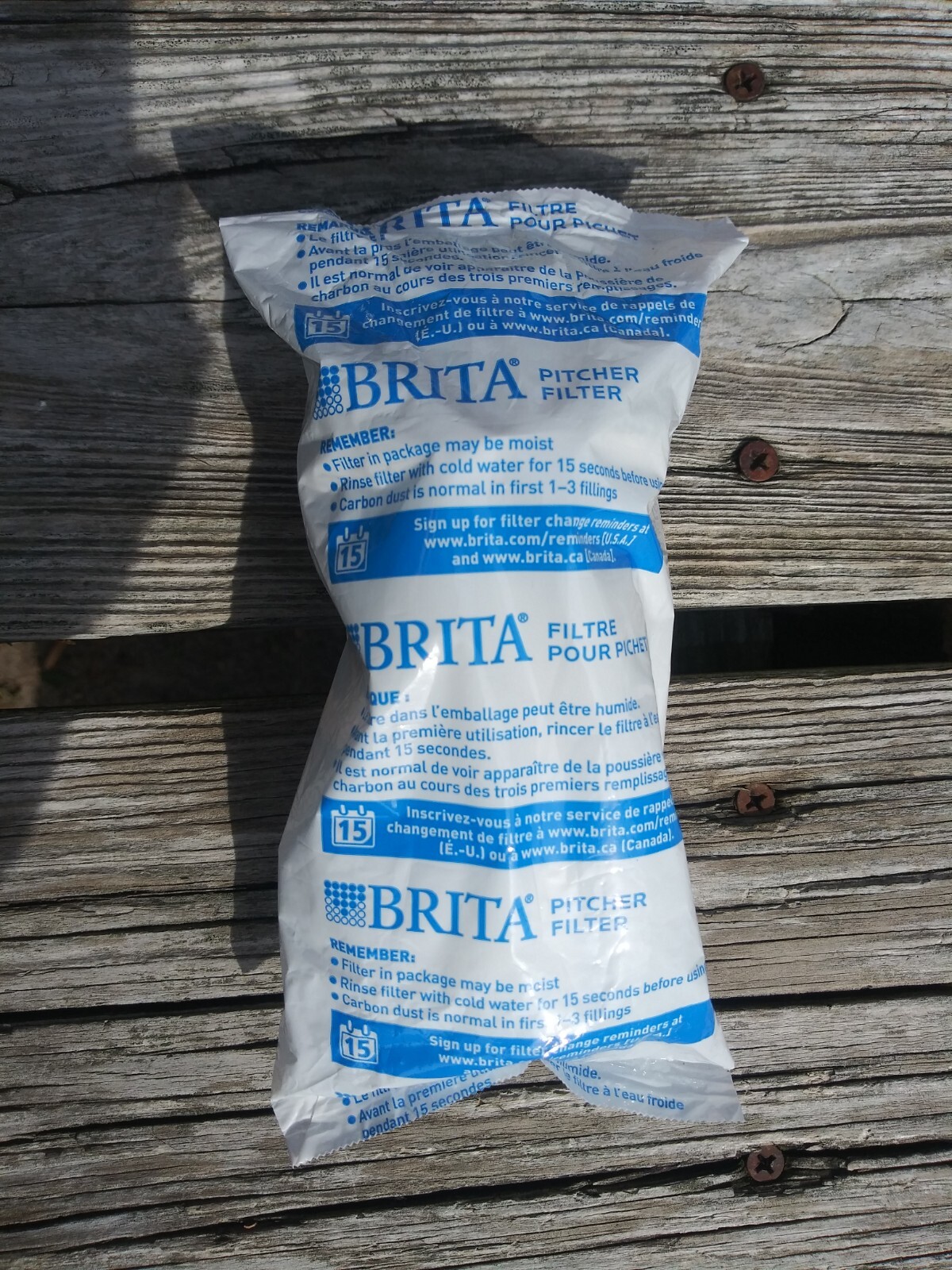 2 Brita Water Filter Pitcher Advanced Replacement Filters 2 Count Pack no box