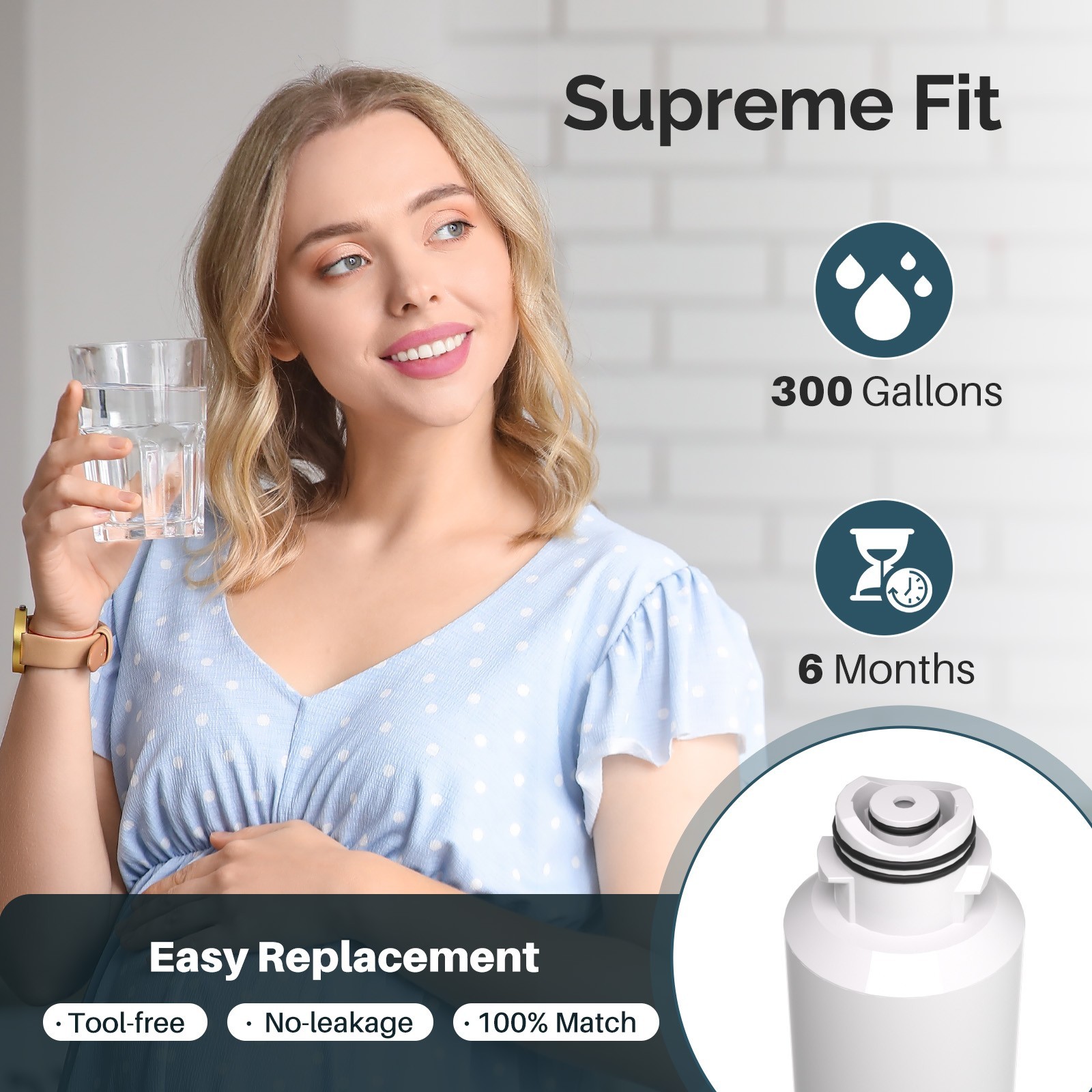 Fits Samsung DA29-00020B HAF-CIN/EXP Compatible Water Filter 2PACK