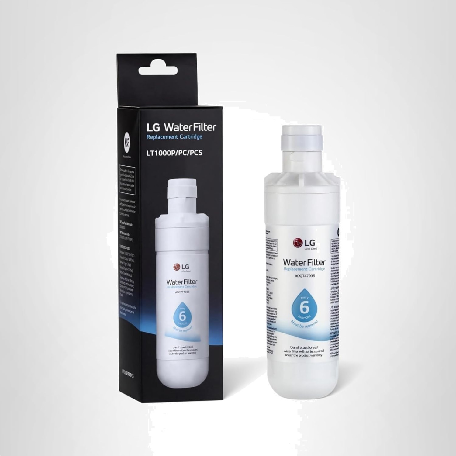 Refrigerator Water Filter Plastic 6- 200 Gallon Replacement Purifier