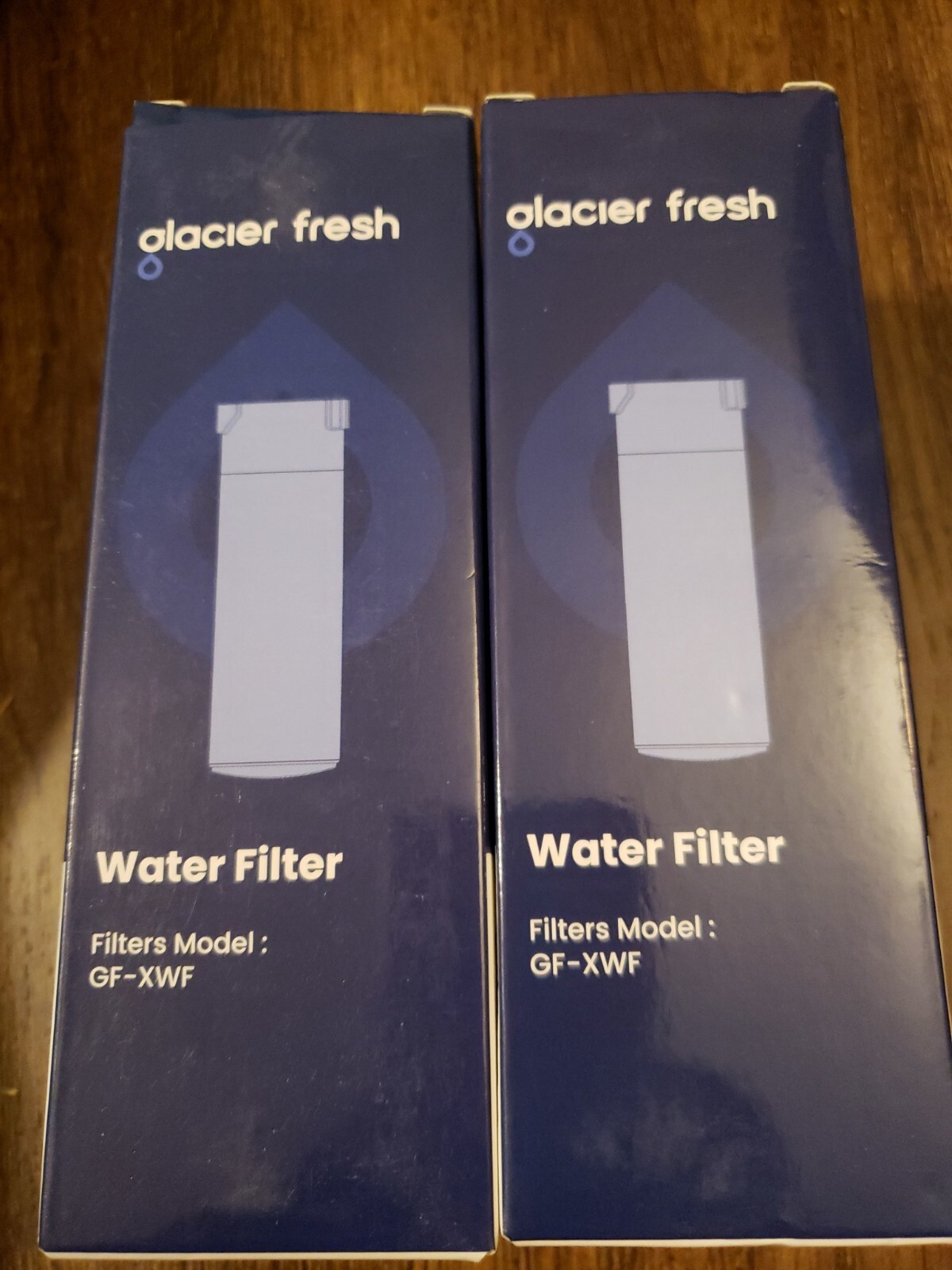 GLACIER FRESH XWF Replacement for GE XWF Refrigerator Water Filter Pack of 2