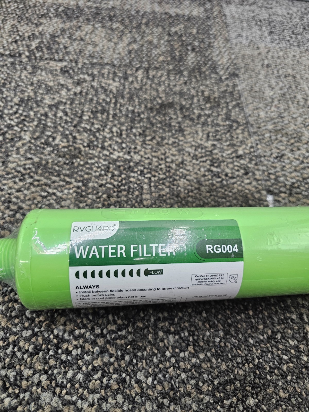 (QTY 3) RVGUARD RG004 RV 15,000 Gallons Inline Water Filter, , Reduces Odors