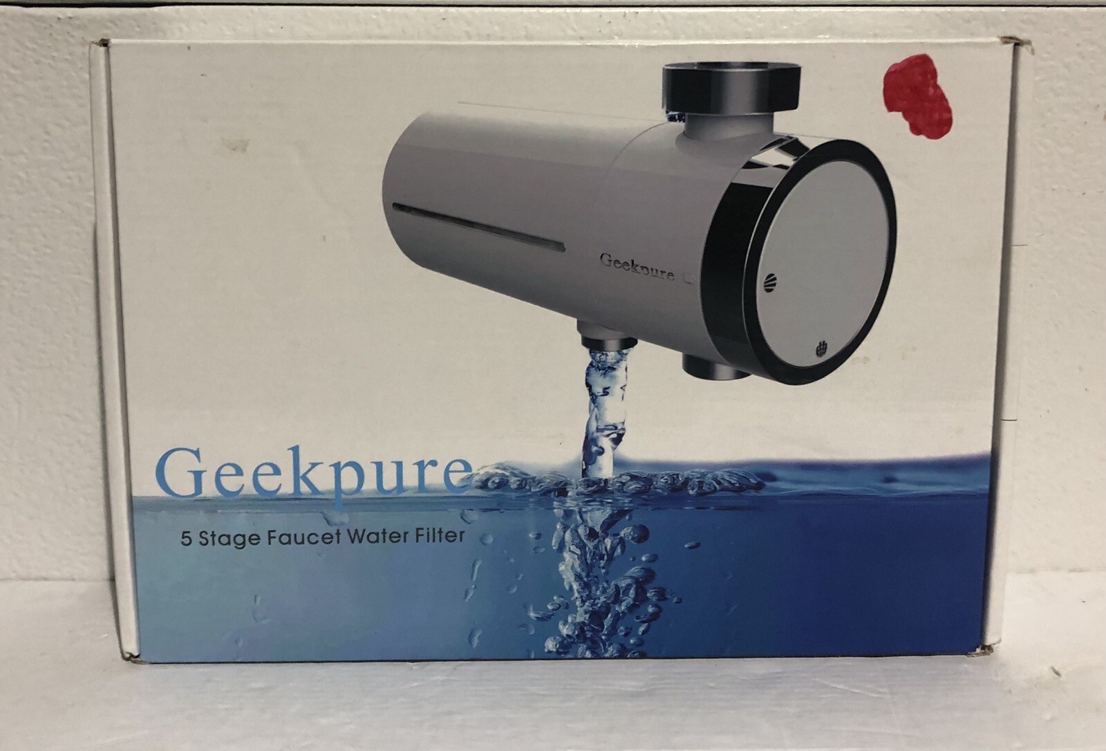 Geekpure 5 Stage Faucet Water Filter Reduce Contaminates New In Open Box