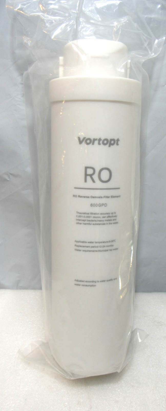 Vortopt RO 600 GPD Water Filter 24-36 Mths Reverse Osmosis Filter System G21J