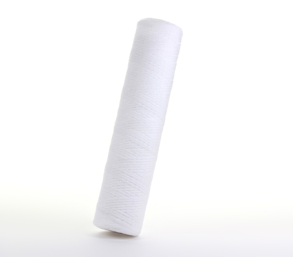 Sediment String Wound Water Filter Cartridge Whole House Commercial 10 μm BB 20″