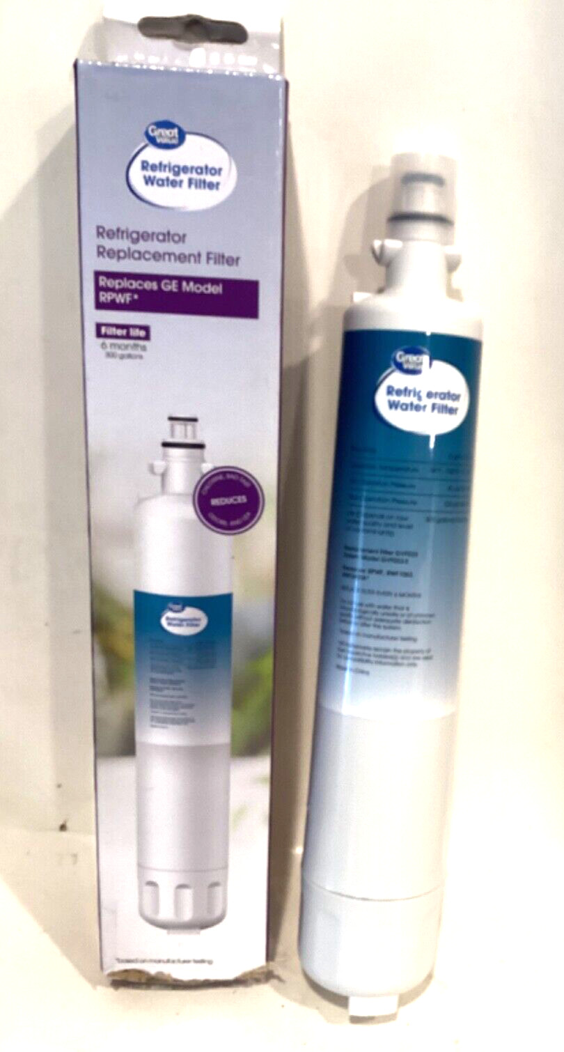 Great Value Refrigerator Water Filter Replaces Ge Model RPWF 6 Month 300 Gallons