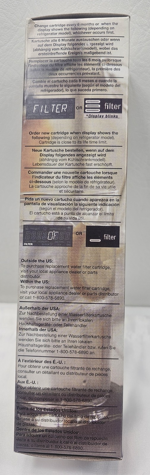 BOSCH / CUNO 9000 077104 Ultra Clarity REPLFLTR10 Refrigerator Water Filter New