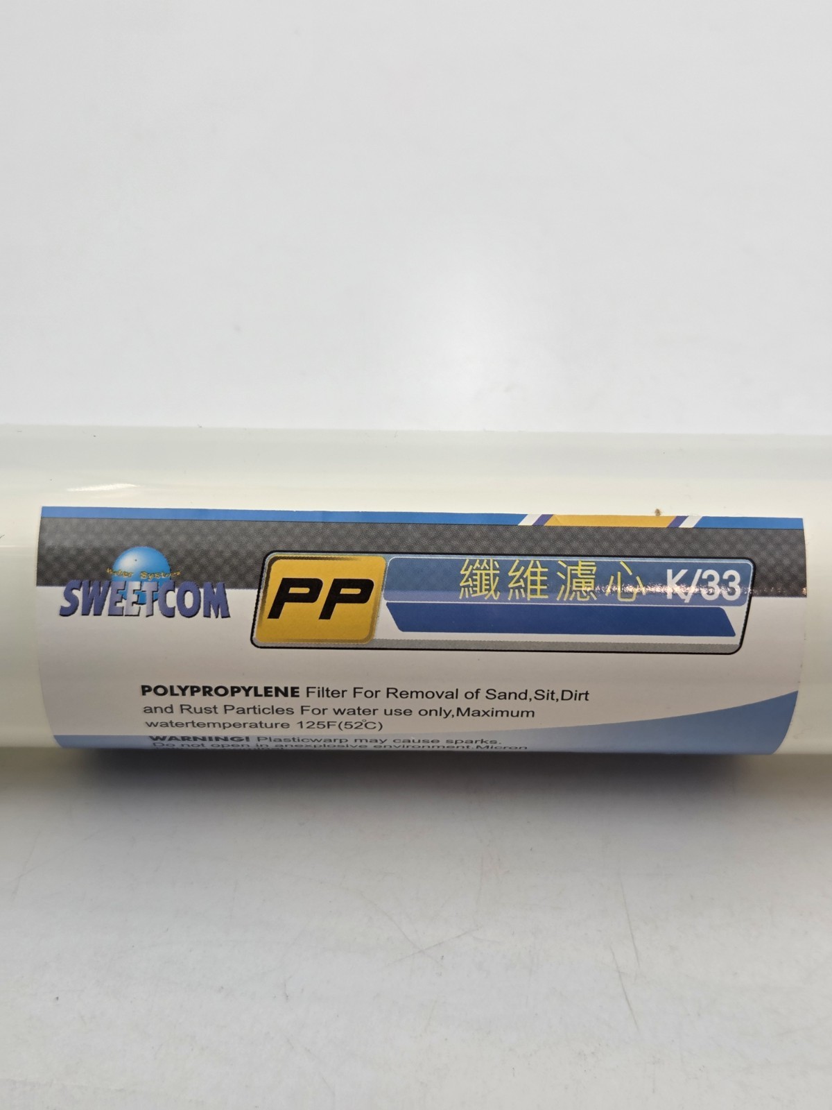 Sweetcom PP Polypropylene Water Filter 26cm Made In Taiwan