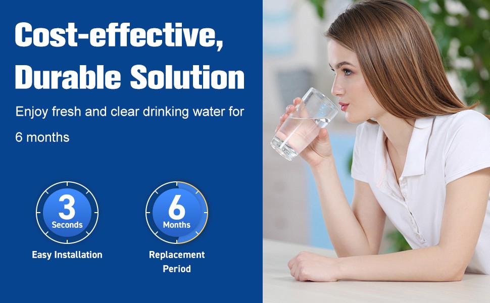 8/6/2pack for Frigidaire EPTWFU01 PureSource Ultra II Refrigerator Water Filter