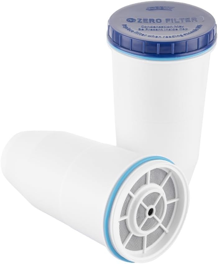 ZeroFilter ZR-017 Replacement Water Filters for Pitchers and Dispensers 2 Pack