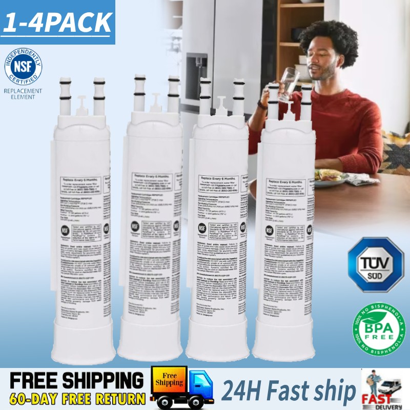 1~4PC for Frigidaire PWF-1 FPPWFU01 Refrigerator PurePour Water Ice Filter