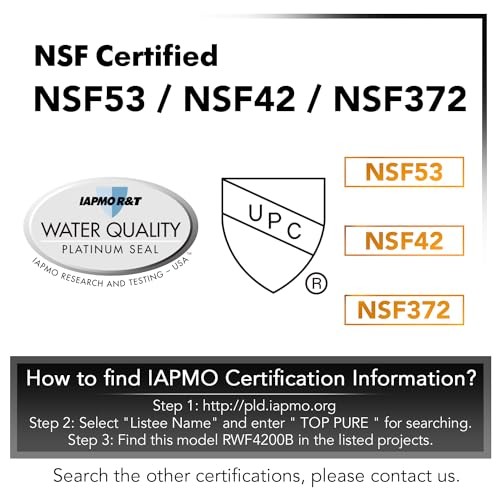 PLUS NSF53 DA97-17376B Replacement 2 Count (Pack of 1) Heavy Metals Removal