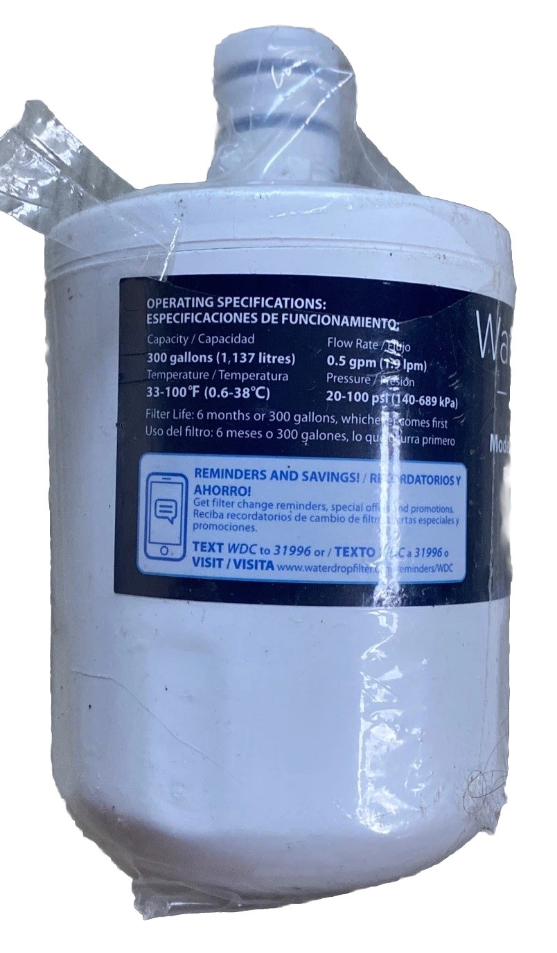 Waterdrop Plus Water Filter Model WDP-LT500P Fits LG 6 Months New Sealed
