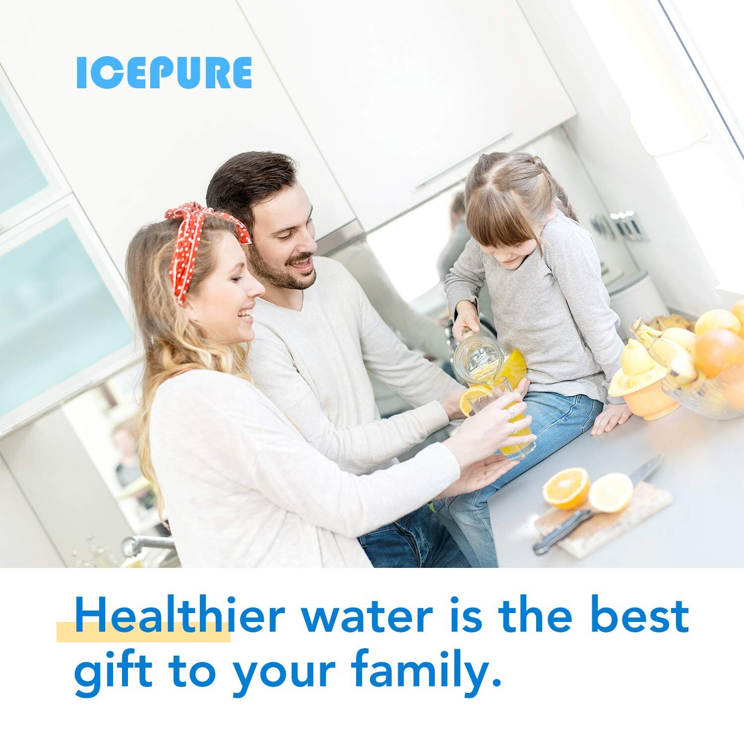ICEPURE AF004 Refrigerator Air Filter Fit for LG LT120F, Kenmore Elite 469918