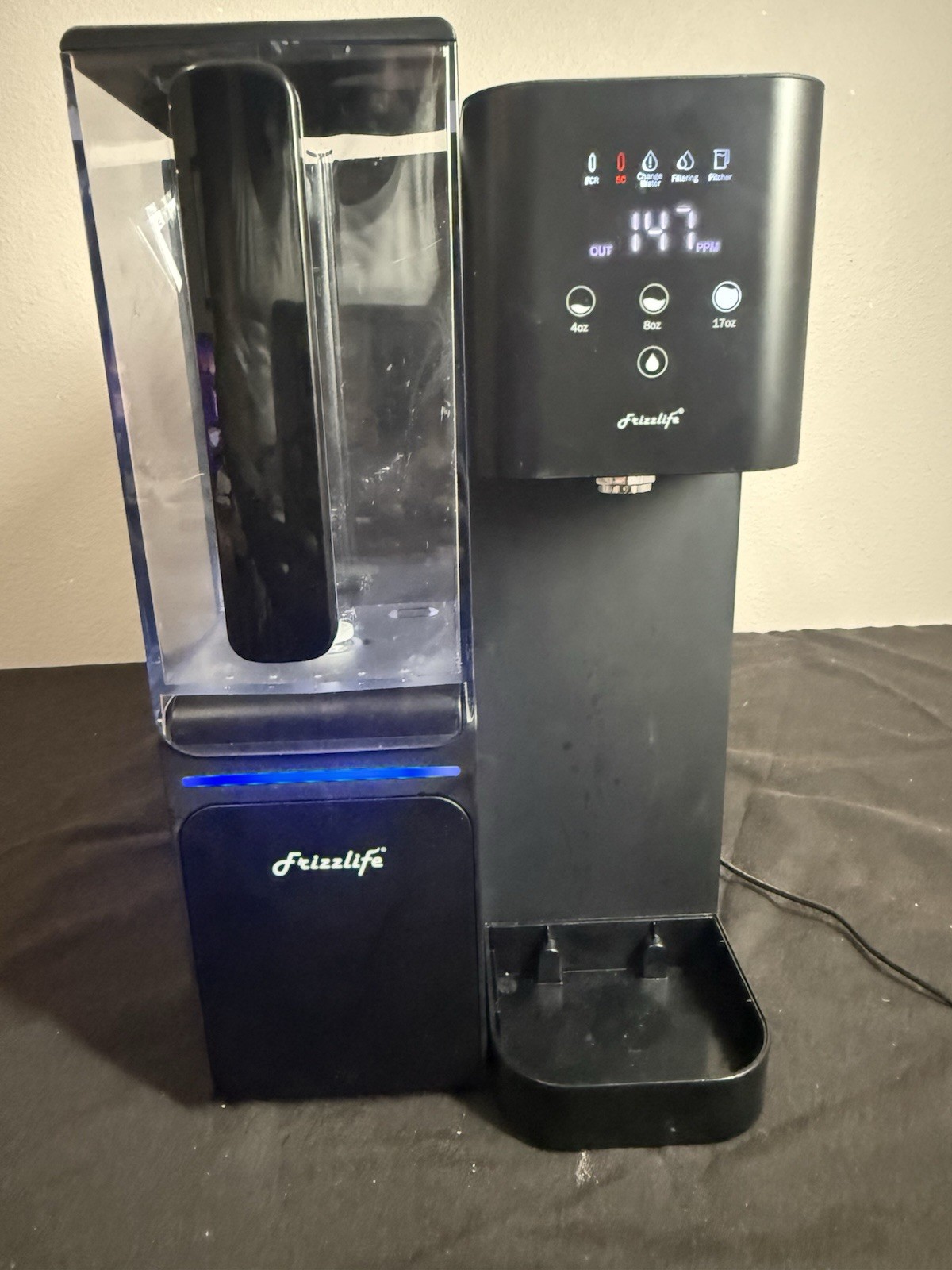 Frizzlife Countertop Reverse Osmosis System Alkaline RO Water Filter WB99-C