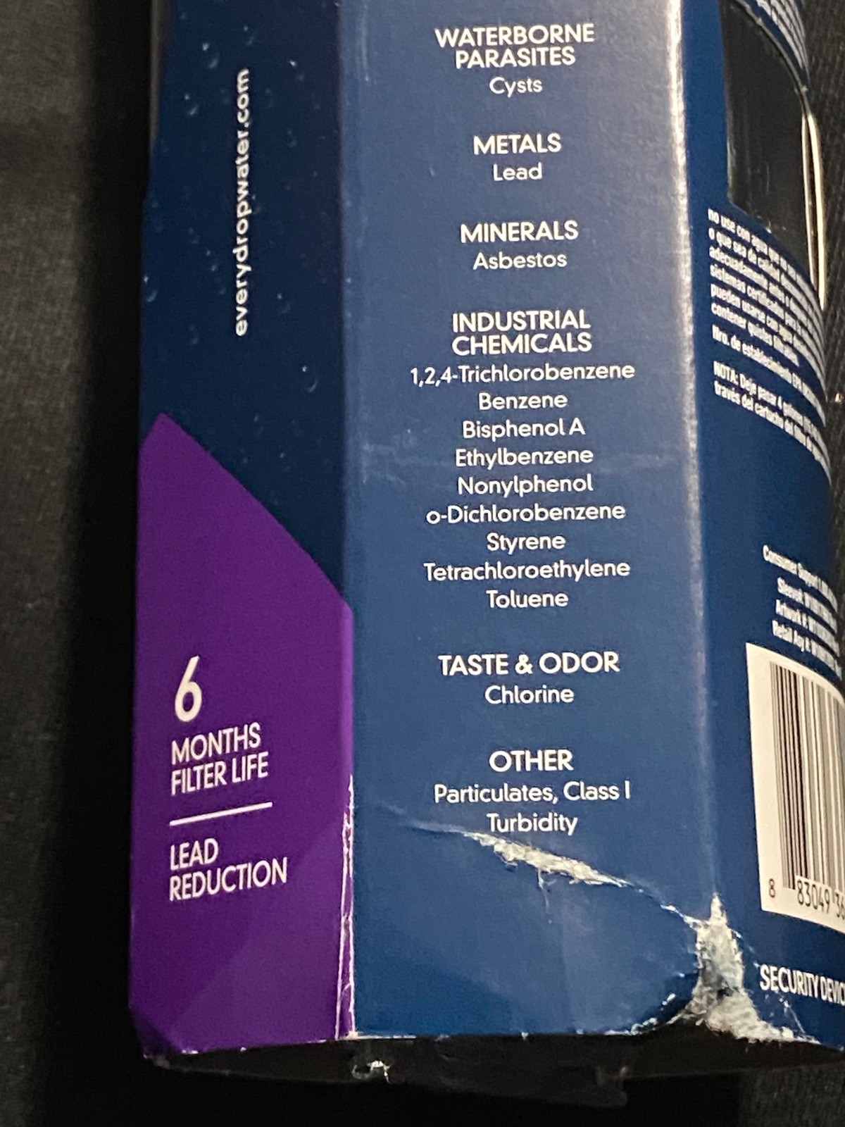 EveryDrop #1 Refrigerator Ice and Water Filter Whirlpool ΕDR1RXD1 Brand New