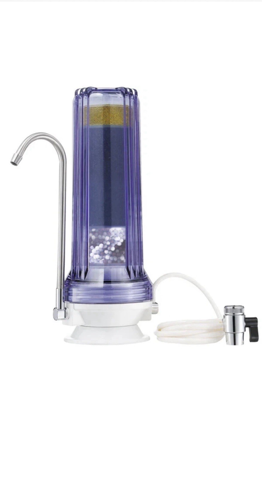 NU Aqua 8 Stage Alkaline Mineral Countertop Water Filter NEW