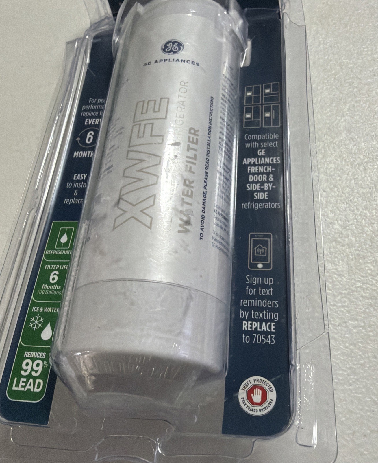 GE Genuine XWFE Refrigerator Water Filter for GE