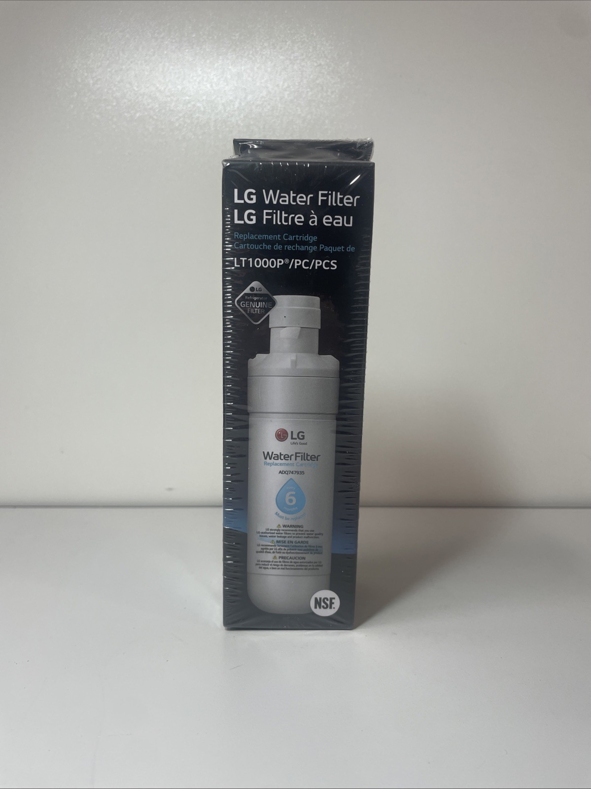 Genuine LG Water Filter Replacement Cartridge LT1000P/PC/PCS New and Sealed