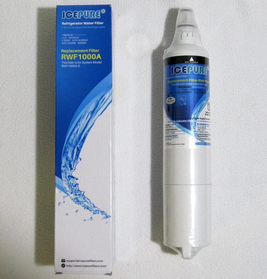 ICEPURE RWF1000A-S Replacement Water Filter LG Kenmore LT600P 5231JA2005A 469990