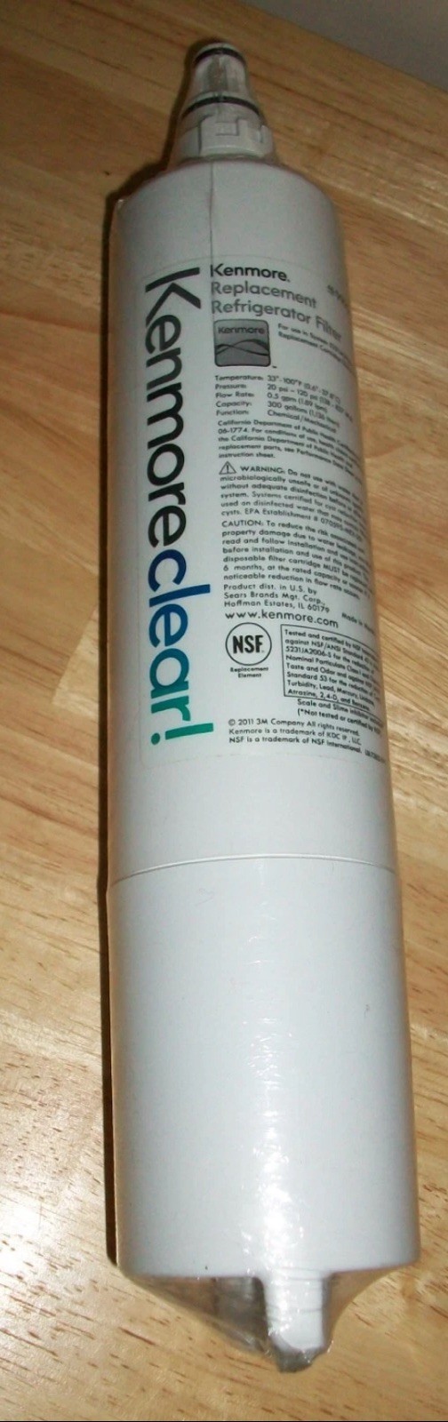 1 PACK Kenmore 9990 46-9990 Replacement Refrigerator Water Filter
