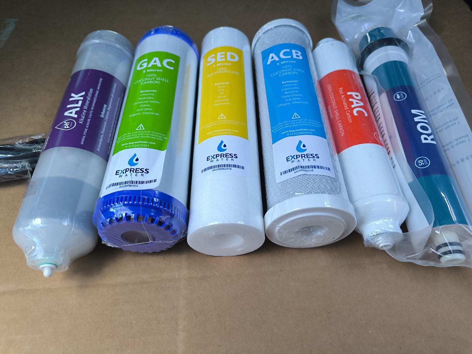 Express Water – 6 Months Alkaline Reverse Osmosis System Replacement Filter Set