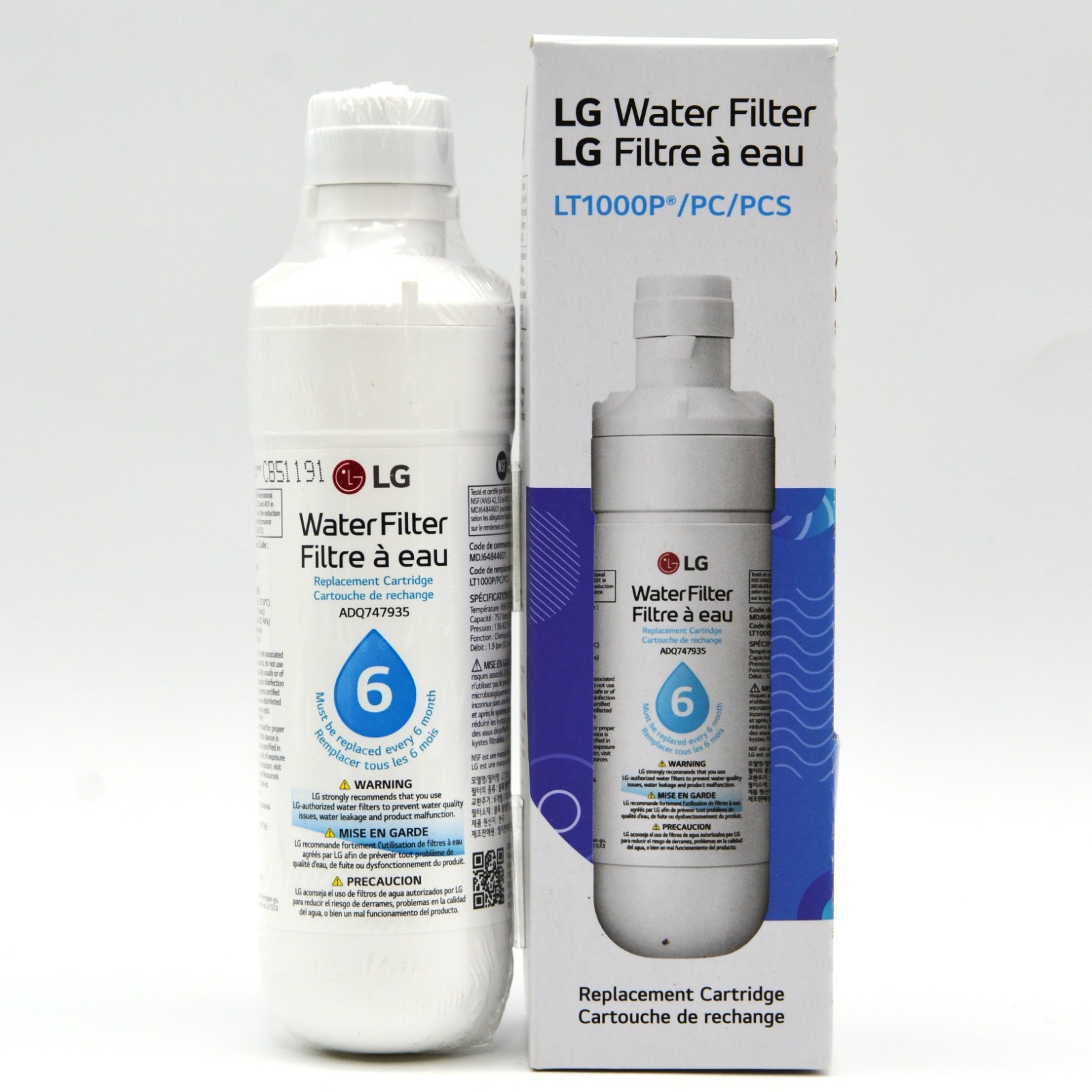 LG LT1000P LT1000PC LT1000PCS Refrigerator Water Filter New In Box Genuine LG