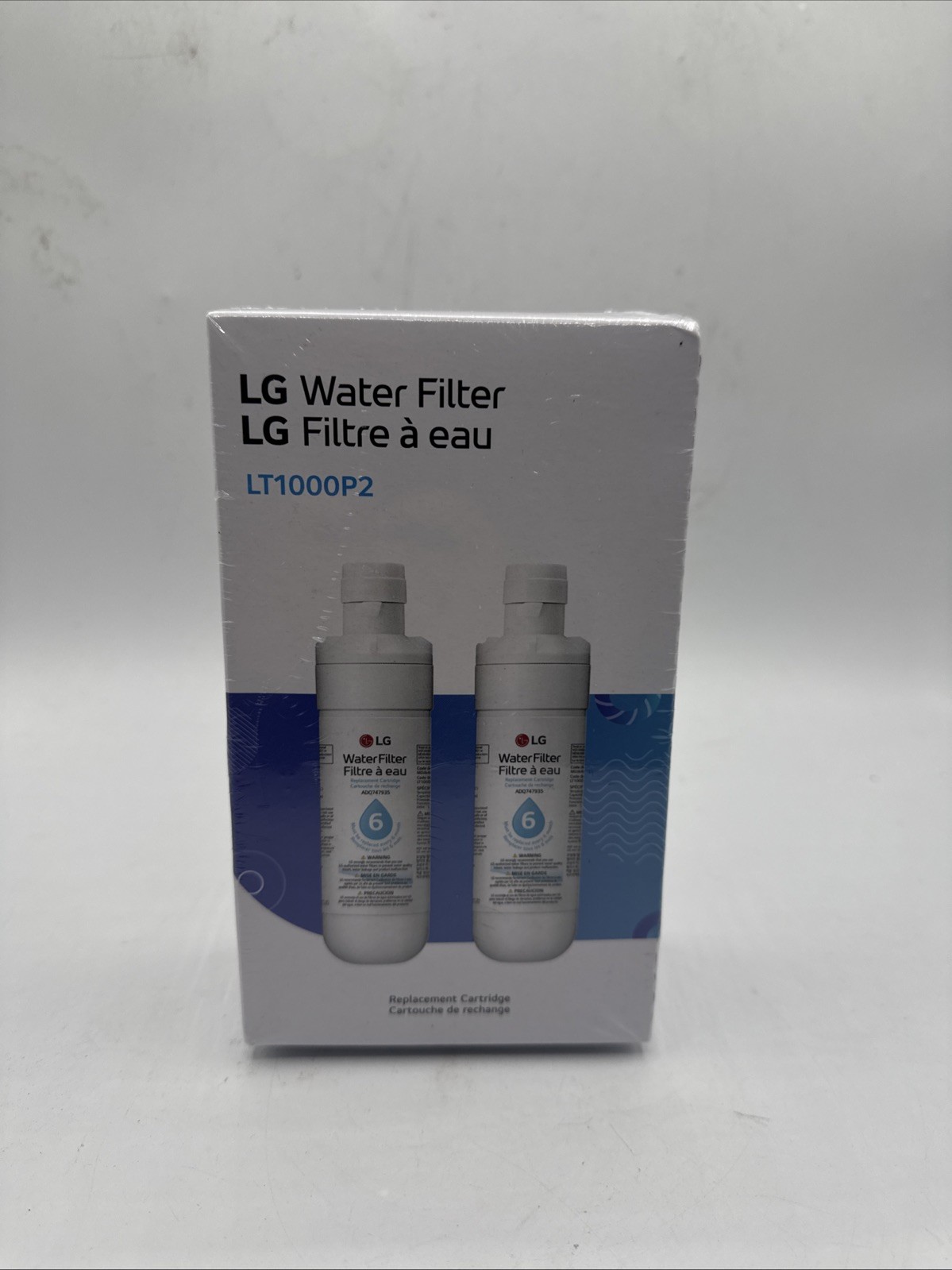 LG LT1000P2 6-Month / 200 Gallon Refrigerator Replacement Water Filter 2 Pack