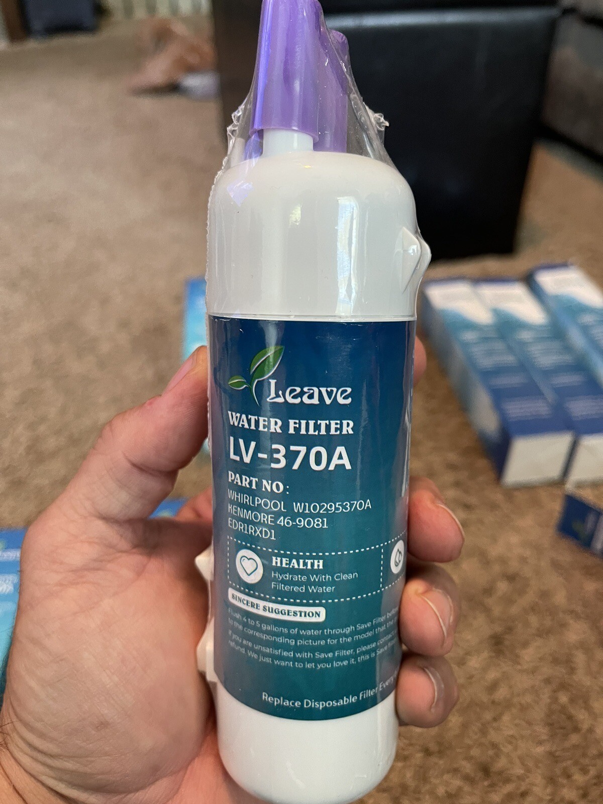 Leave Water Filter 1 LV-370A For Kenmore 46-9081 NEW Sealed FREE SHIP