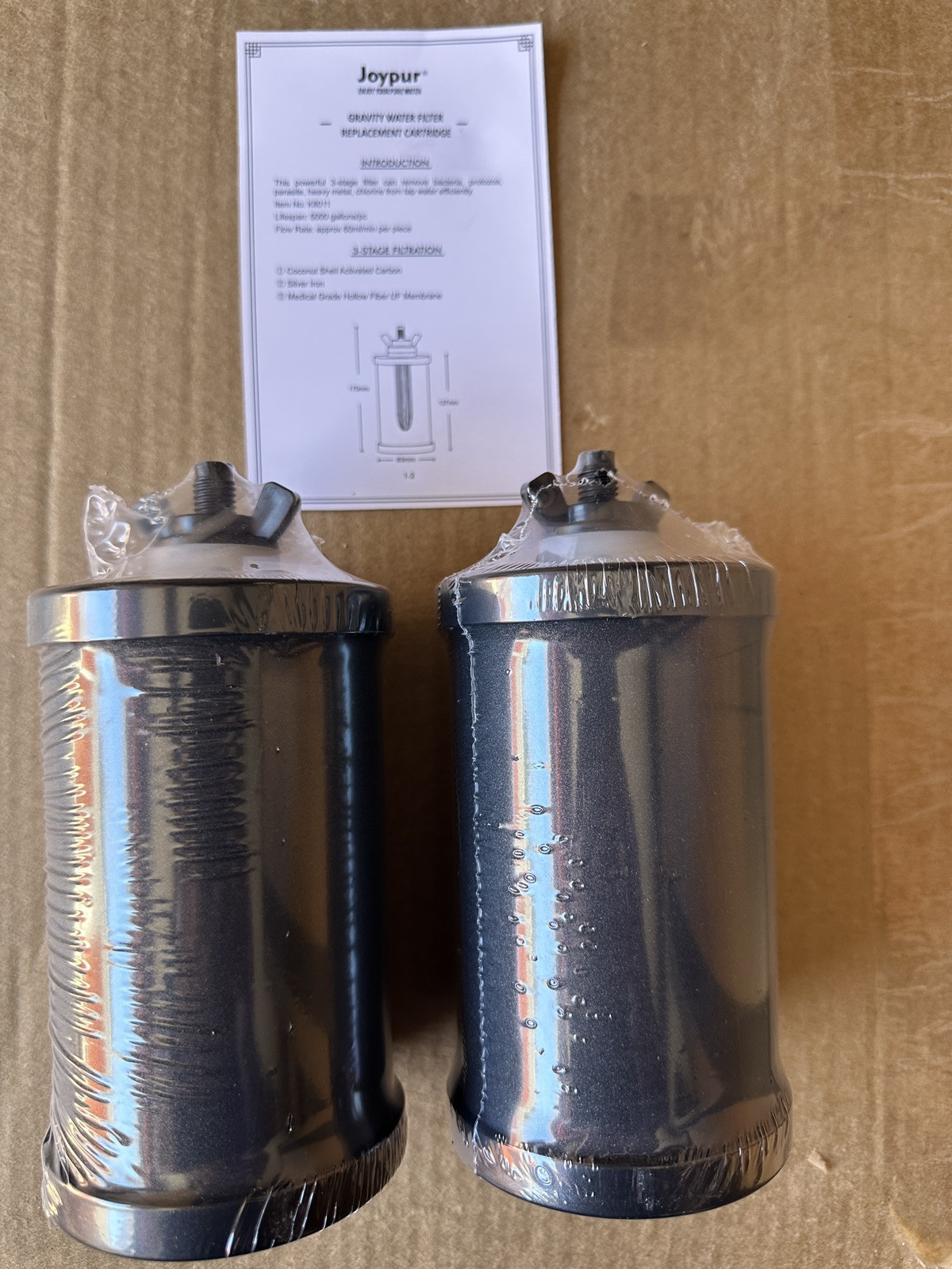 PF-1 Black Replacement Gravity Filter PM-2 PB-2 BB8-2 (2-pack)