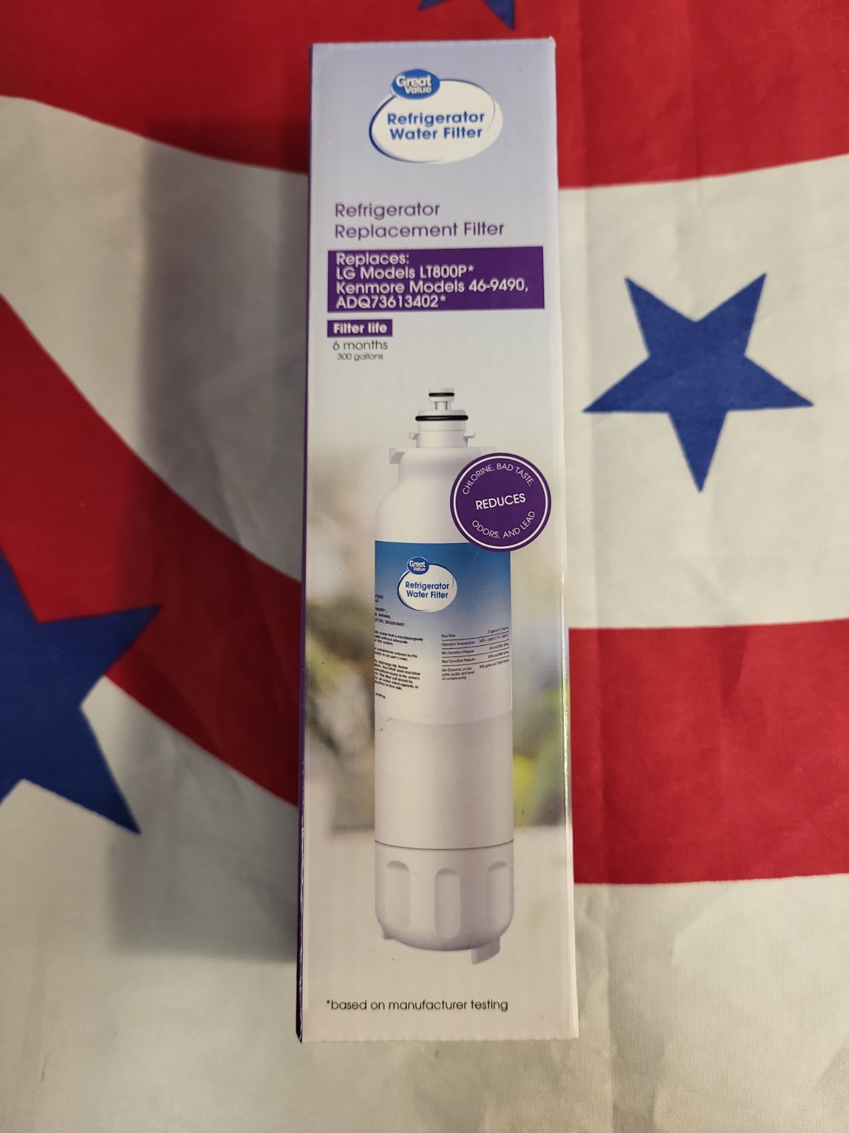Great Value Replacement Water Filter For LG Models LT800P Kenmore 46-94490