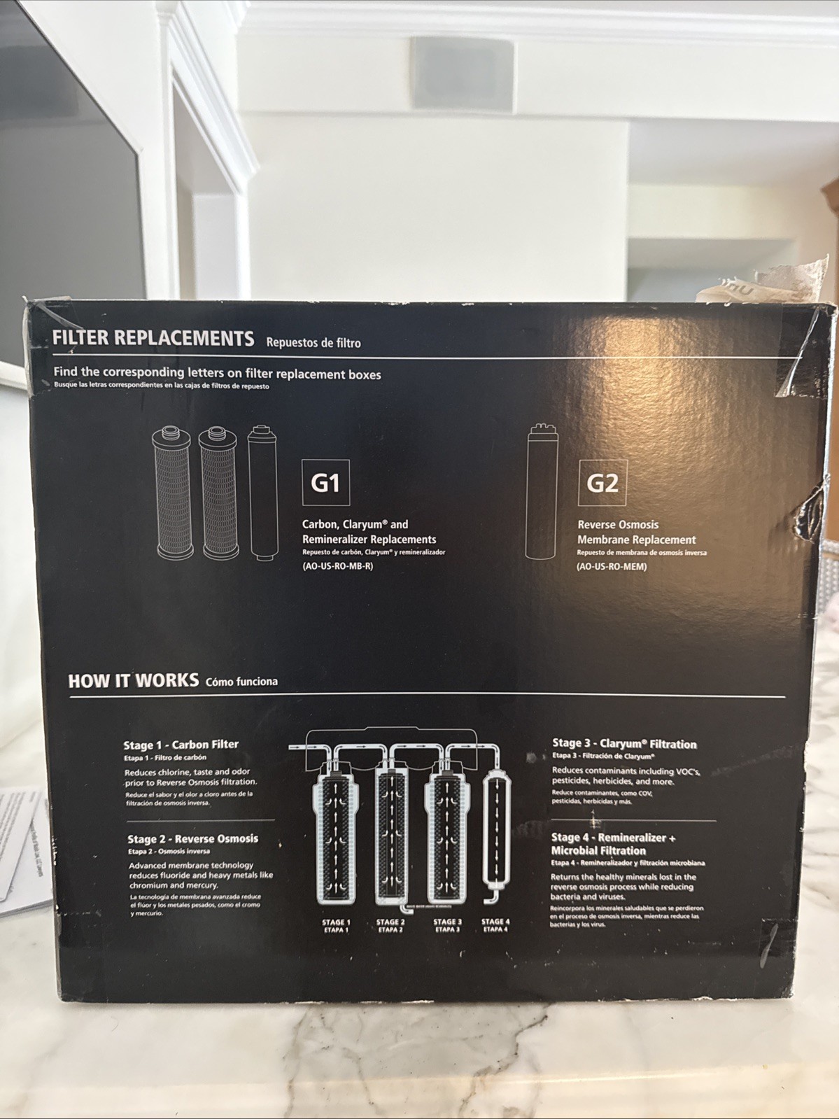 AO Smith Under Sink Reverse Osmosis System With Microbial Boost