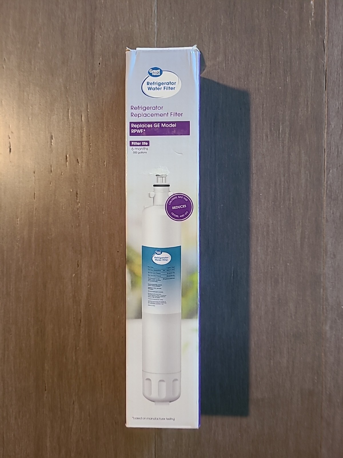 Great Value Refrigerator Water Filter Replaces Ge Model RPWF 6months 300 gallons