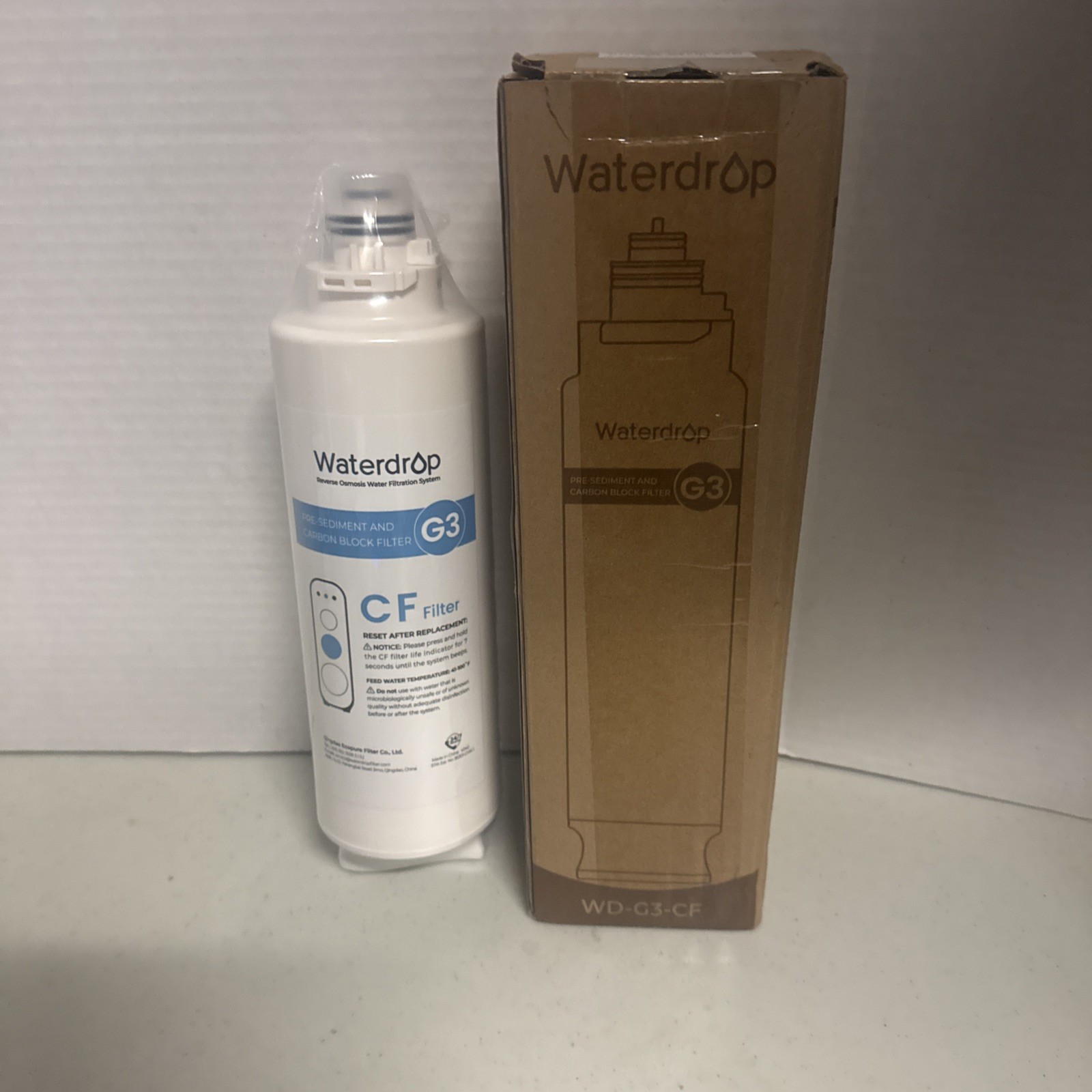 Waterdrop WD-G3-CF Filter, Replacement for WD-G3-W, WD-G3P600 and WD-G3P800-W