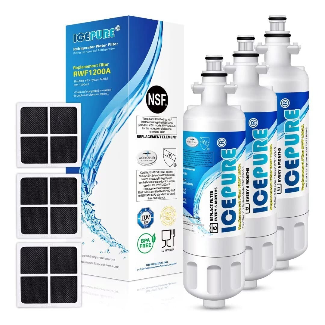 ICEPURE ADQ36006101 Fit LG LT700P Kenmore Elite 9690 & Air Filte